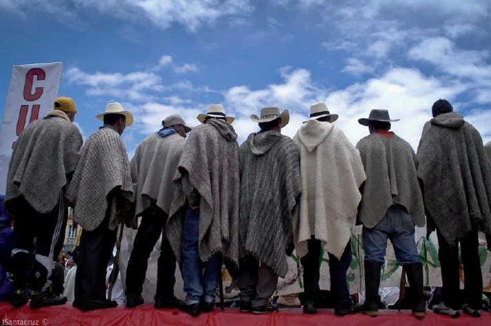 Marchas campesinas. Bogotá,
2013.