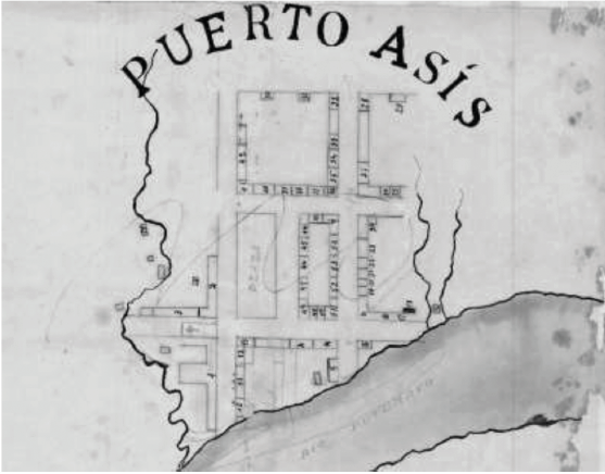 Sección del plano de Puerto Asís. ADMS.
