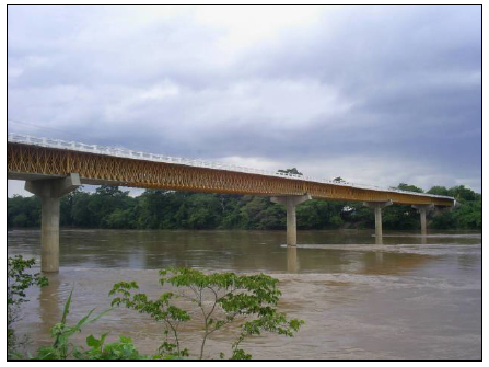 Puente Boca Lacantún, de tridilosa continua