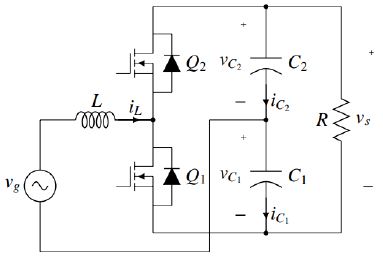 Circuito convertidor AC-DC con corrección de factor de potencia